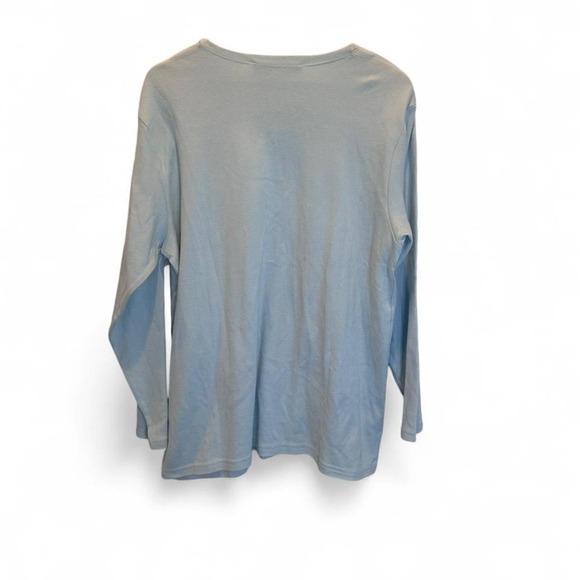 Claire Murray Blue Cottagecore Cardigan and Midi Skirt Matching Set Sz Large - Picture 6 of 8